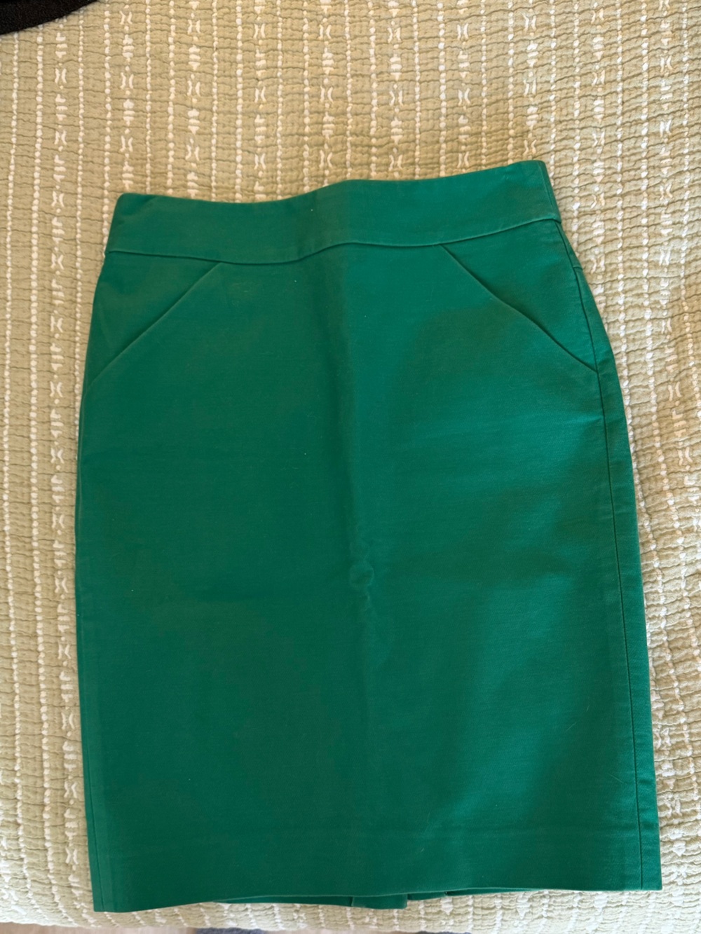 Green Pencil Skirt - Classic J Crew Factory